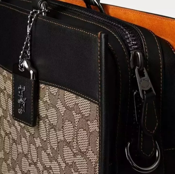 Coach  Rogue Breif In Signature Textile Jacquard - Picture 5 of 16